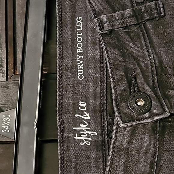 Curvy boot leg black jeans - Picture 5 of 6